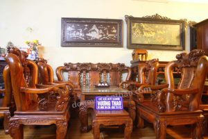 Bộ bàn ghế Minh Quốc Đào cột 14 1