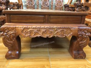 Bộ ghế Minh Quốc Nghê cột 18 gỗ hương