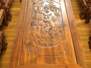 Bộ ghế Minh Quốc Nghê cột 18 gỗ hương