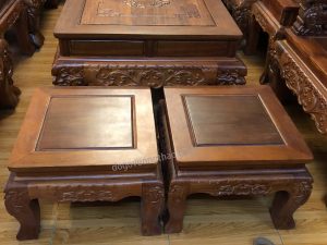 Bộ ghế Minh Quốc Nghê cột 18 gỗ hương