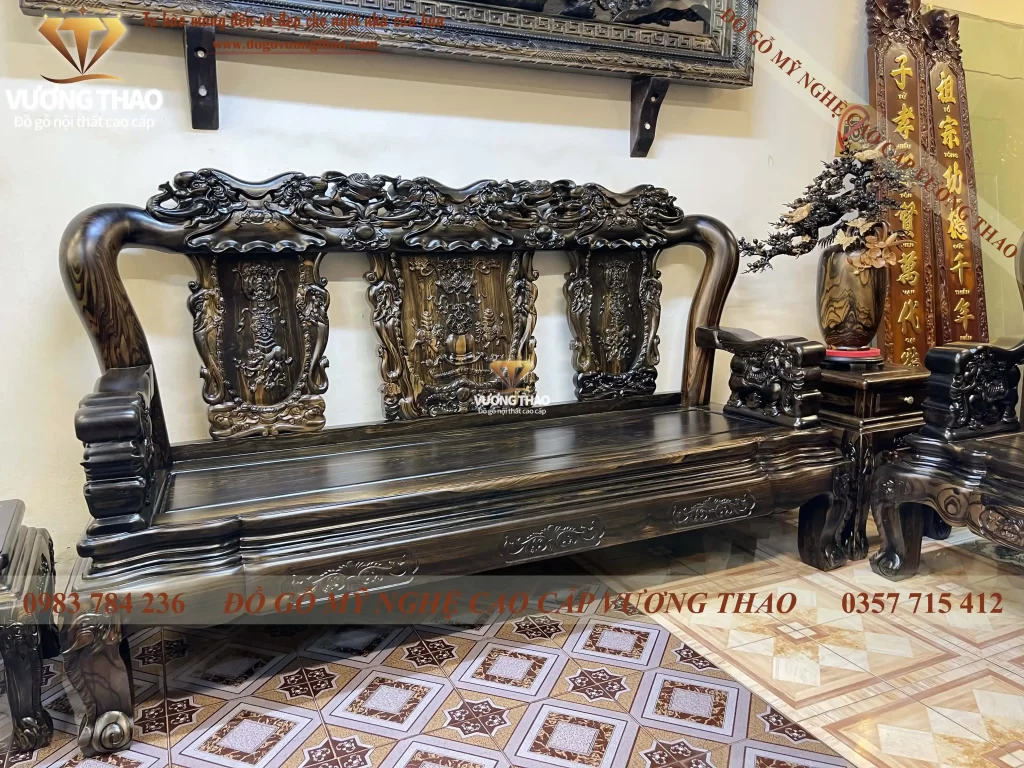 bộ bàn ghế minh quốc voi gỗ mun hoa (1487)