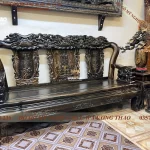 bộ bàn ghế minh quốc voi gỗ mun hoa (1487)