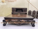 sập 3 bông gỗ mun hoa (1568)