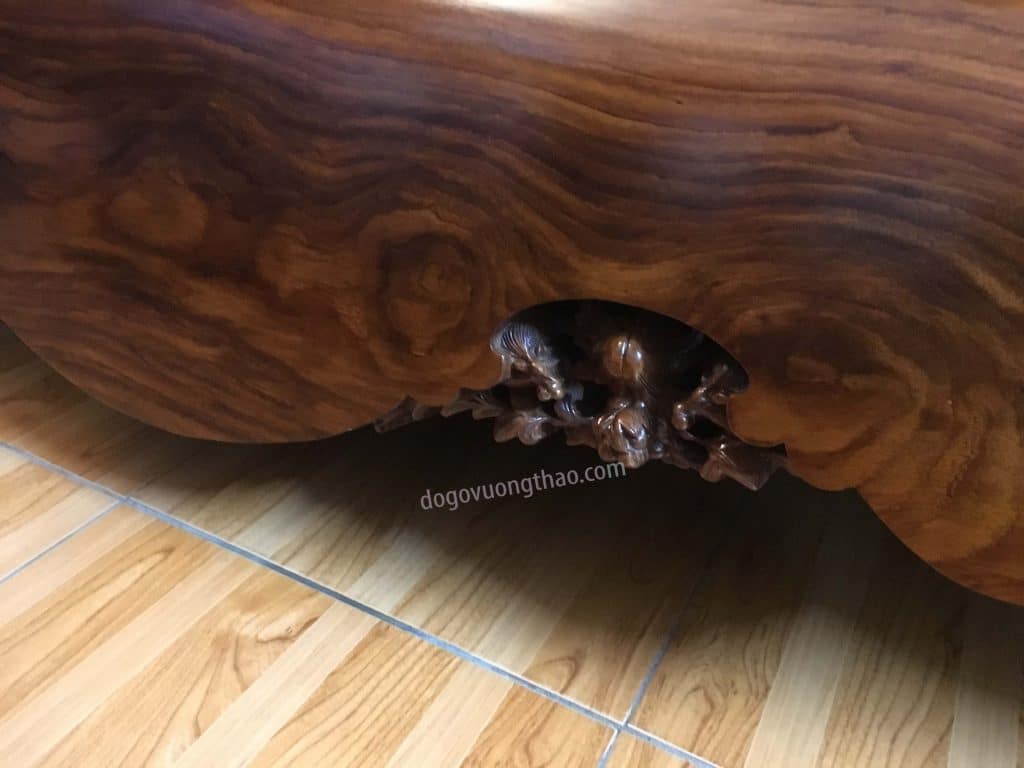 sập trơn gỗ gõ 1m8x2m2