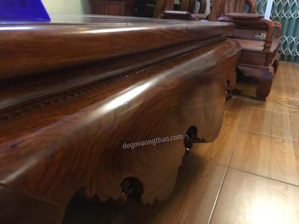 sập trơn gỗ gõ 1m8x2m2