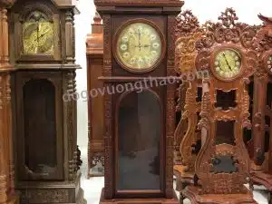 Đồng hồ cây hoa dây gỗ hương đá