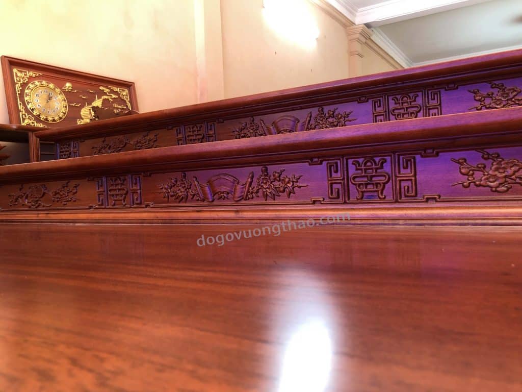 sập thờ tứ linh gỗ gụ