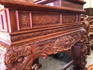 sập thờ tứ linh gỗ gụ