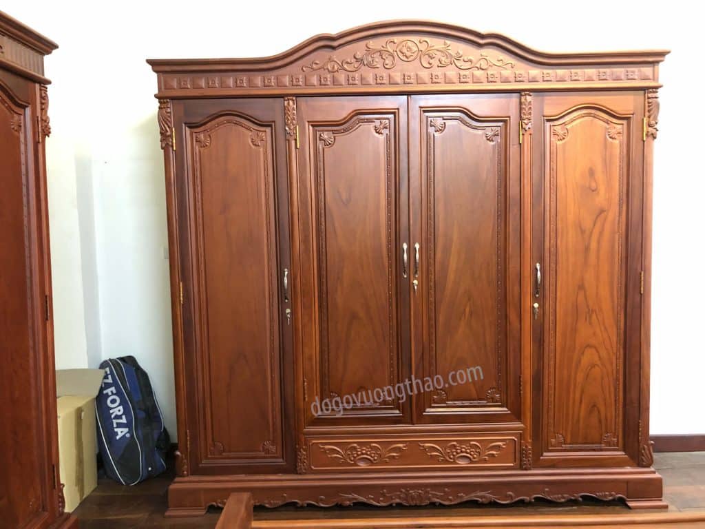 tủ quần áo 3 buồng 4 cánh