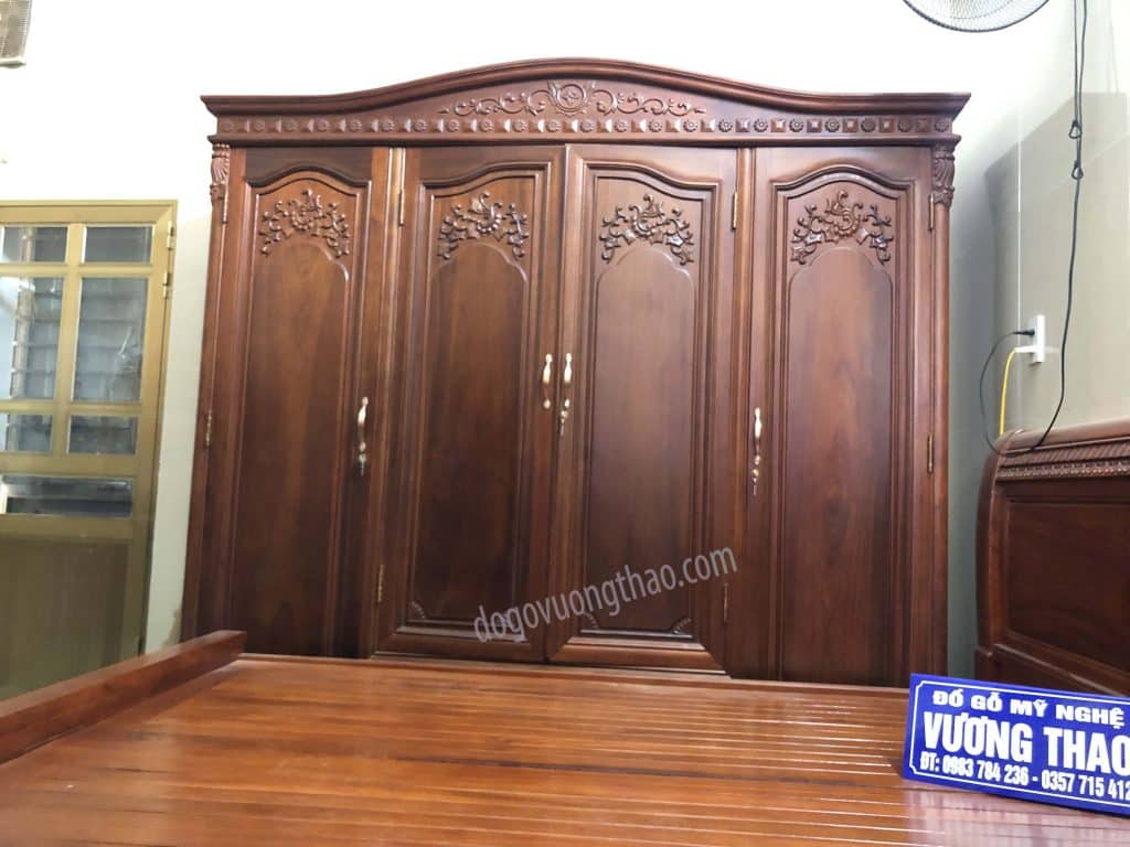 tủ áo 3 buồng 4 cánh