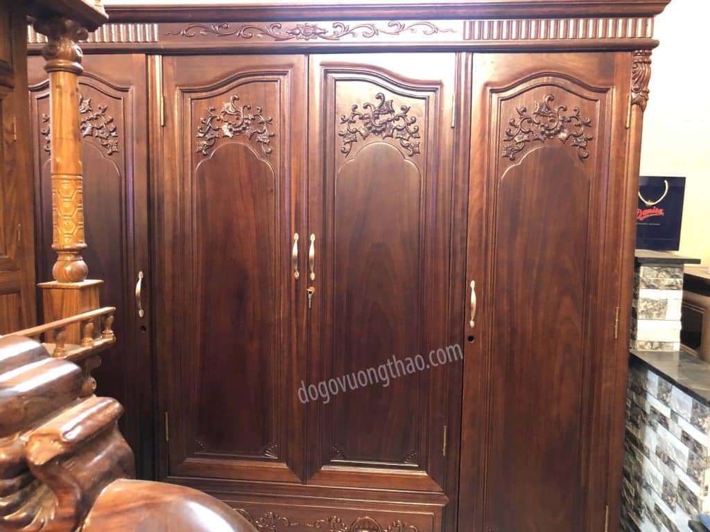 tủ áo 3 buồng 4 cánh