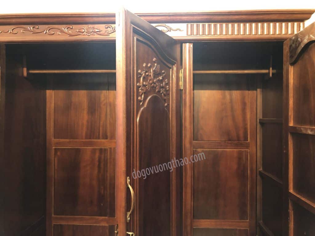 tủ áo 3 buồng 4 cánh