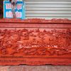 Tranh Vinh Quy Bái Tổ gỗ hương đỏ Nam Phi
