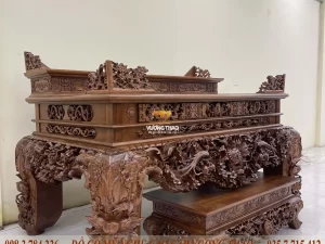 sập thờ mai điểu gỗ gụ (1300)