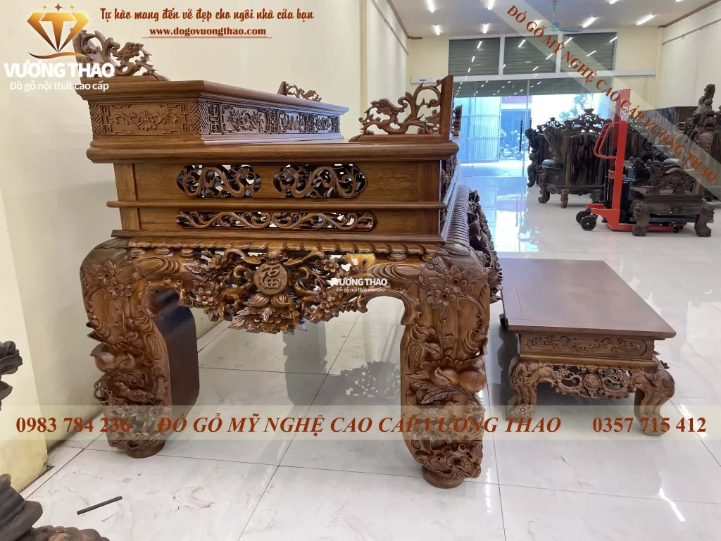 sập thờ mai điểu gỗ gụ (1301)