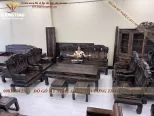 bộ bàn ghế khánh voi gỗ mun hoa (1105)