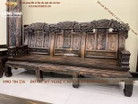 bộ bàn ghế khánh voi gỗ mun hoa (1111)