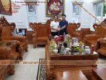 bộ bàn ghế hoàng gia gỗ gõ đỏ