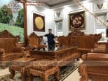 bộ bàn ghế hoàng gia gỗ gõ đỏ