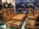 bộ bàn ghế minh nghê gỗ gõ đỏ