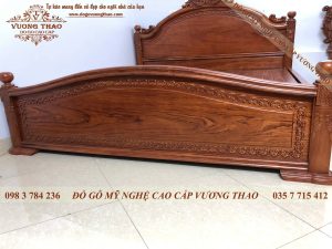 giường vòm gỗ hương đá