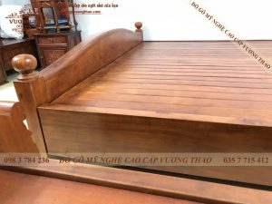 giường vòm gỗ hương đá