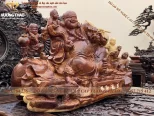 tượng phật di lặc gỗ (1009)