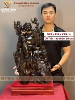 tượng phật di lặc gỗ (1188)