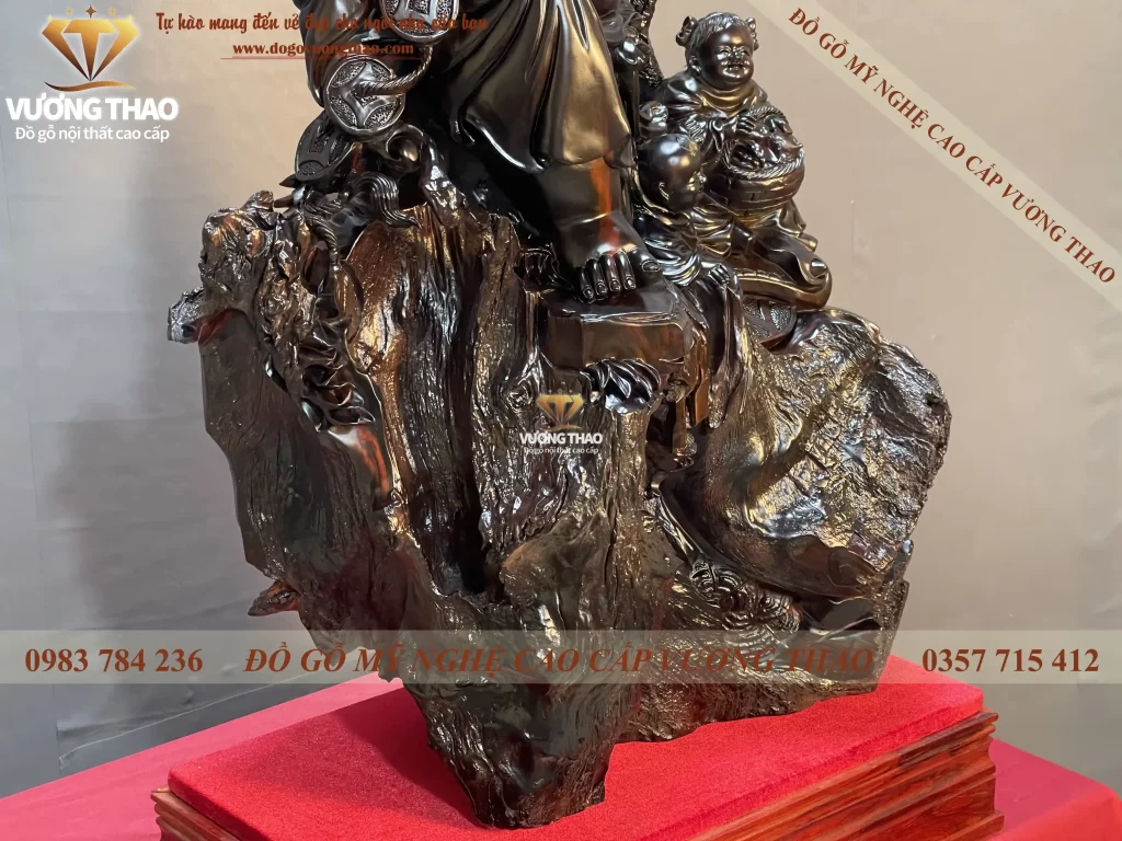 tượng phật di lặc gỗ (1190)