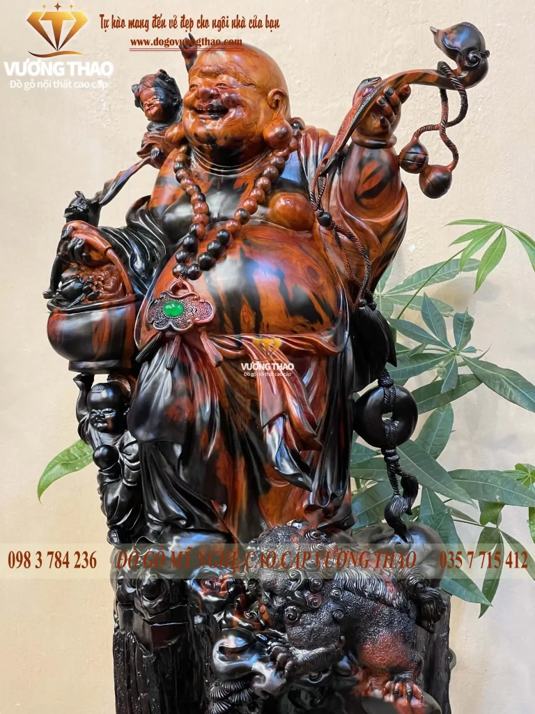 tượng phật di lặc gỗ (1326)