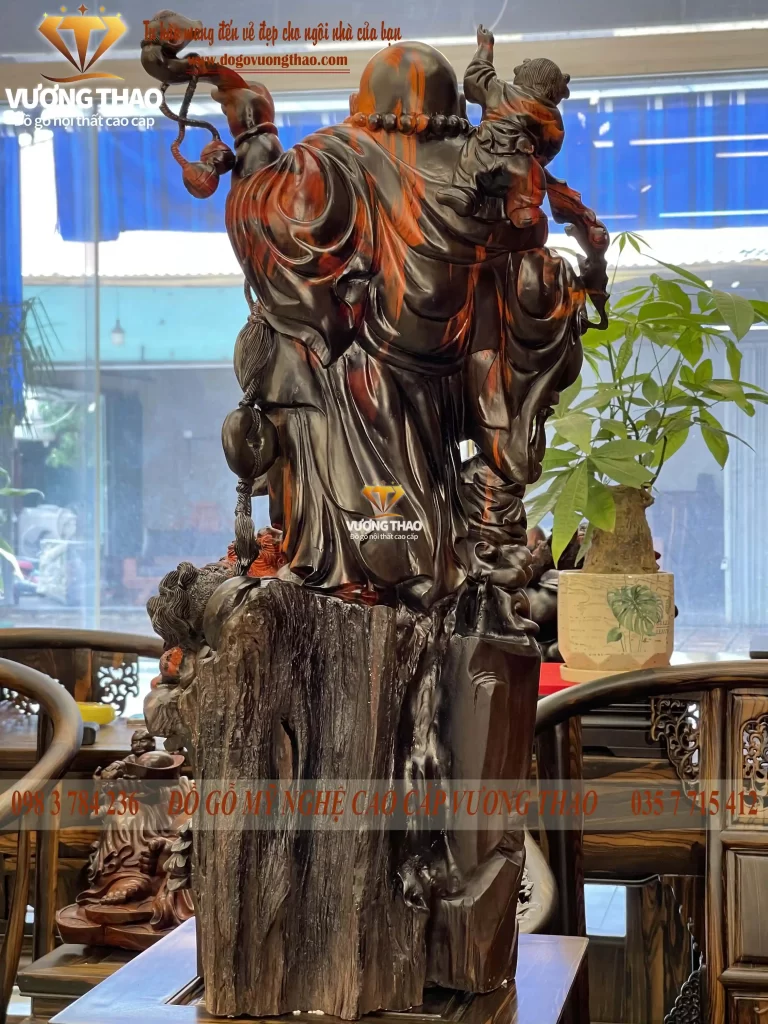tượng phật di lặc gỗ (1329)