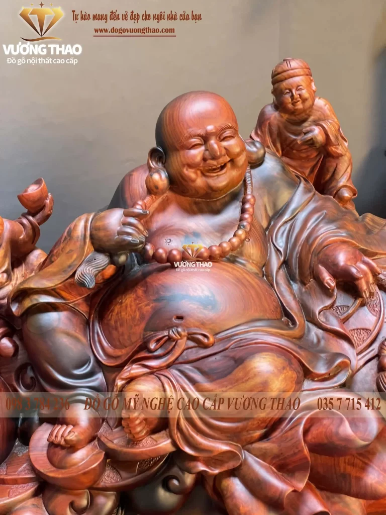 tượng phật di lặc gỗ (1372)