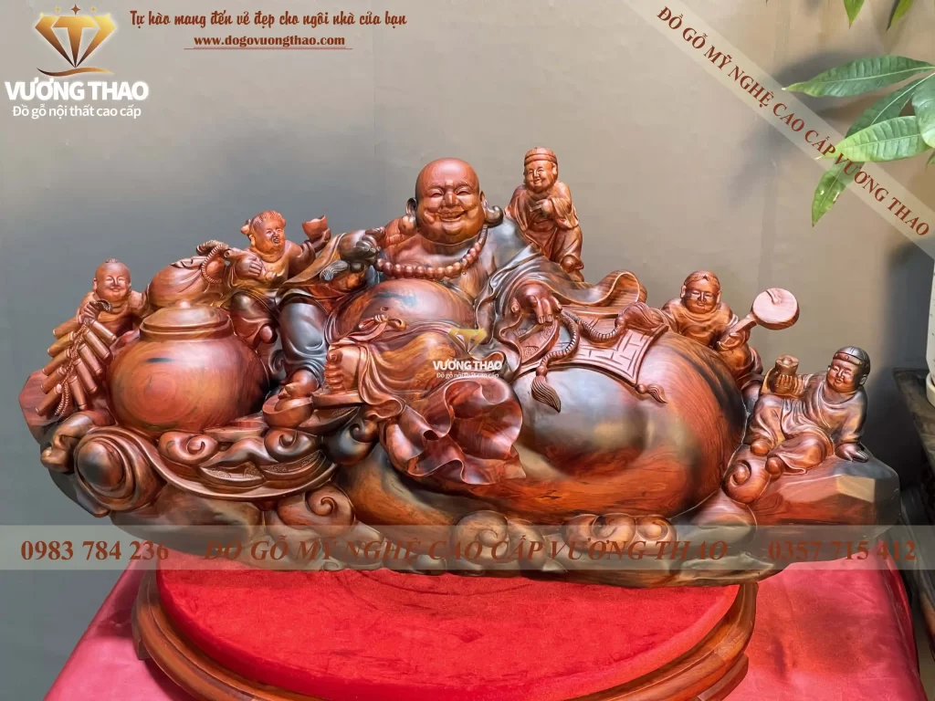 tượng phật di lặc gỗ (1373)