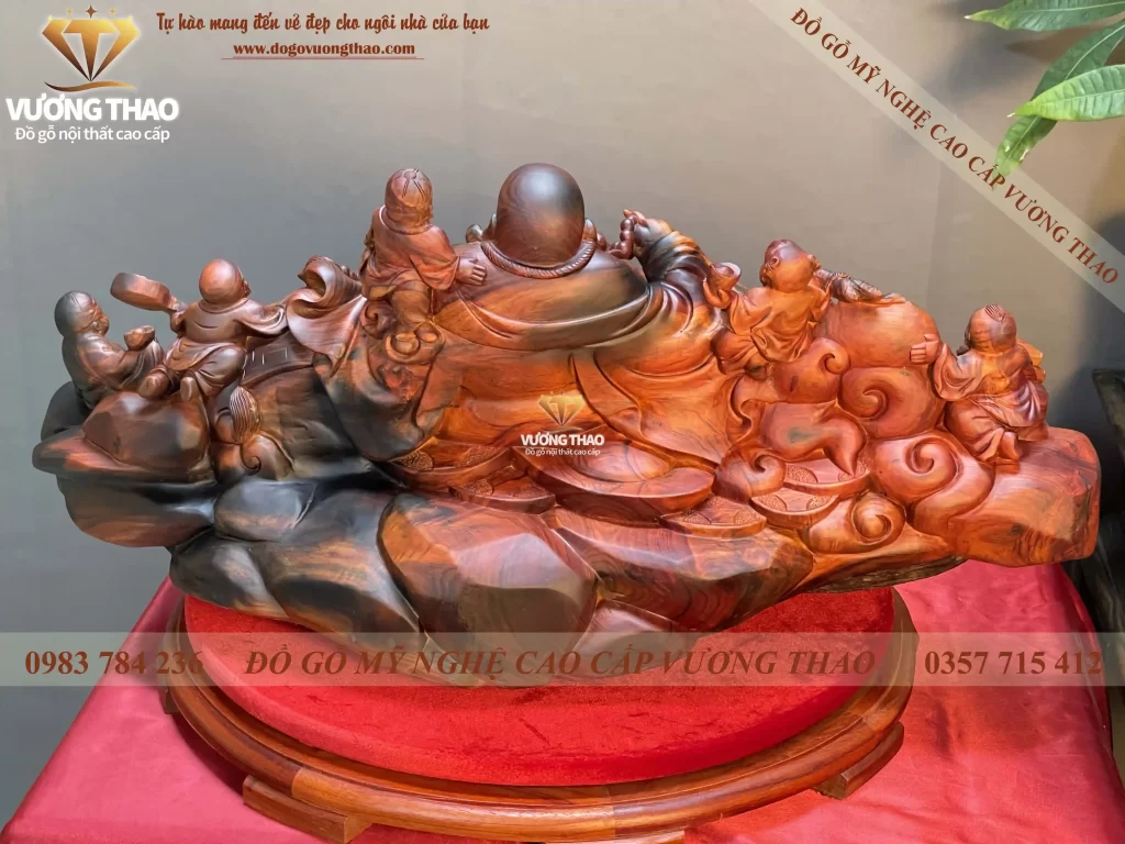 tượng phật di lặc gỗ (1374)