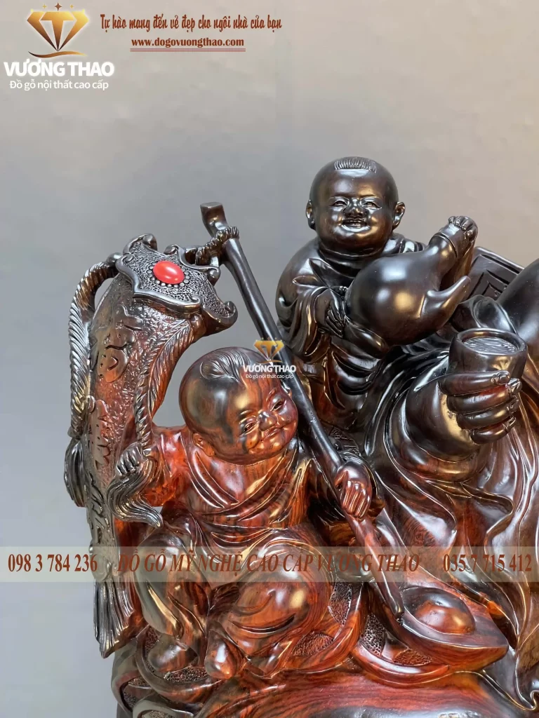 tượng phật di lặc gỗ (1413)