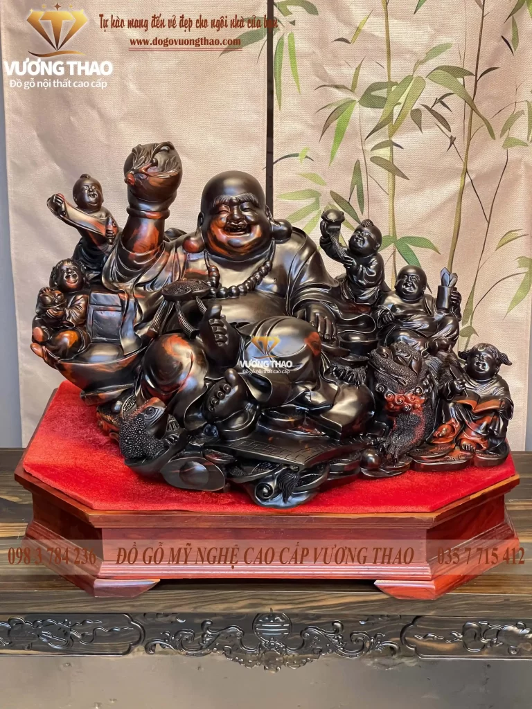 tượng phật di lặc gỗ (1570)