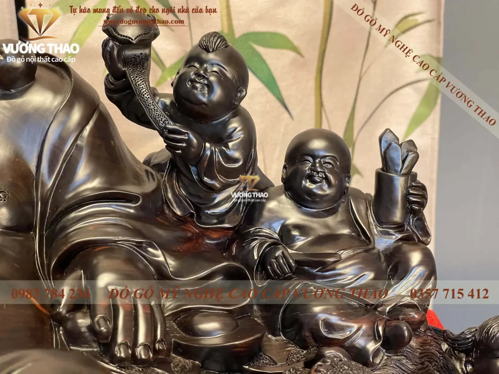 tượng phật di lặc gỗ (1572)