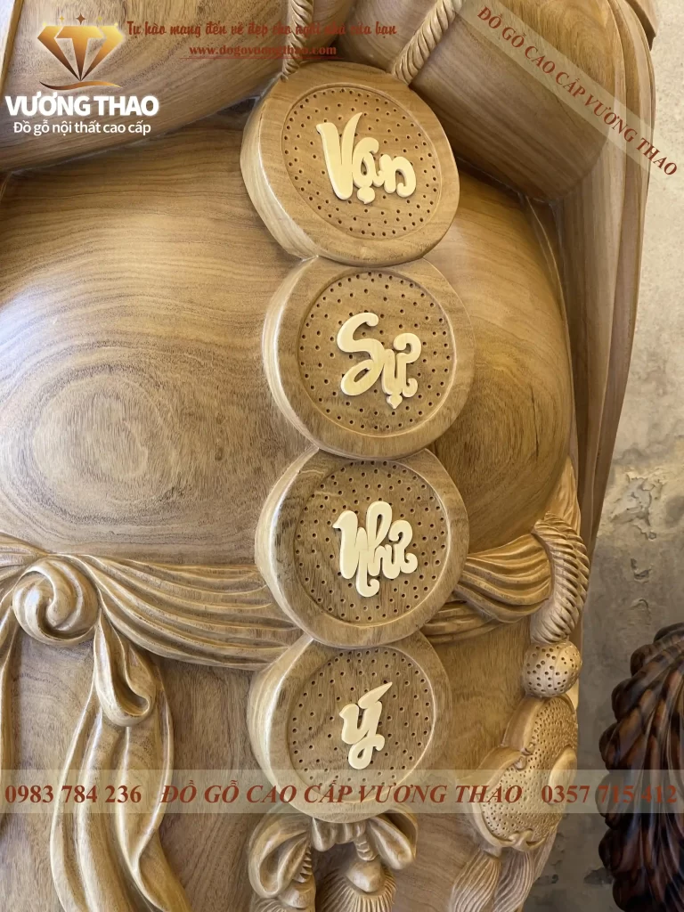 tượng phật di lặc gỗ (498)
