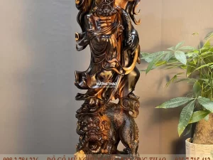 tượng đạt ma sư tổ gỗ (1377)