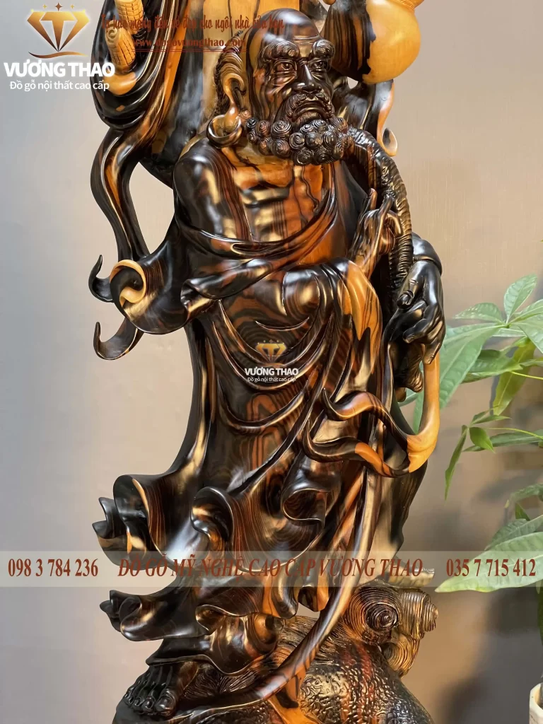 tượng đạt ma sư tổ gỗ (1378)