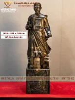 tượng trần quốc tuấn gỗ mun hoa (1094)