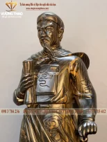 tượng trần quốc tuấn gỗ mun hoa (1095)