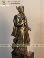 tượng trần quốc tuấn gỗ mun hoa (1096)