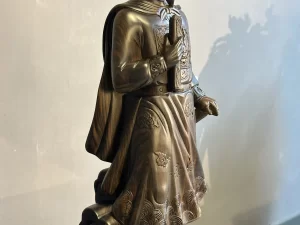 tượng trần quốc tuấn gỗ mun hoa (1793)