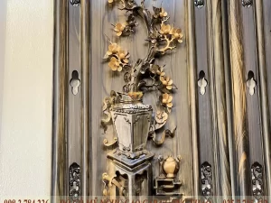 tranh tứ bình gỗ mun hoa (1480)