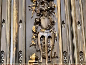 tranh tứ bình gỗ mun hoa (1481)