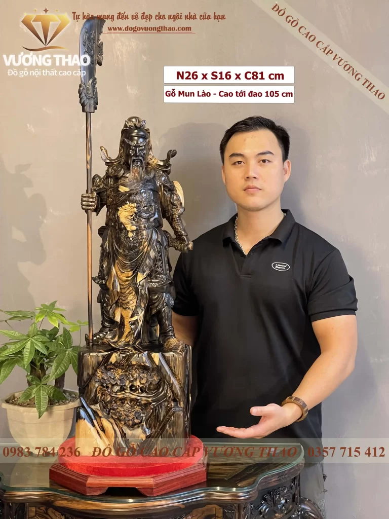 tượng quan vân trường gỗ (1624)