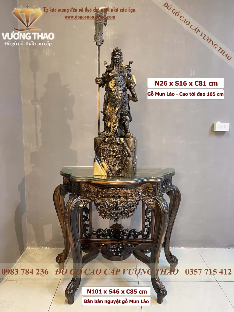 tượng quan vân trường gỗ (1625)