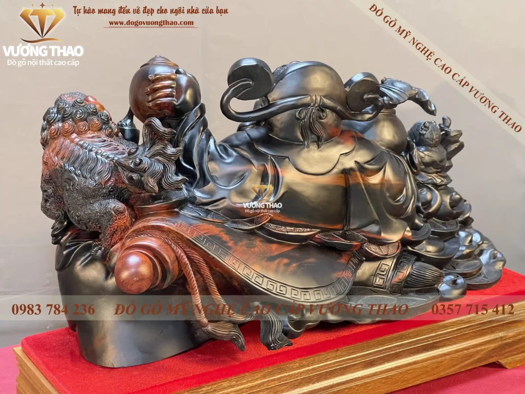 tượng thần tài bằng gỗ trắc (1247)