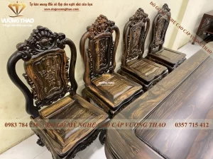 bàn ghế ăn louis (1212)